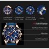 POEDAGAR Orologio Militare da Uomo di Lusso Impermeabile Luminoso Data Sportivo Cronografo Cinturino in Silicone Orologi al Quarzo