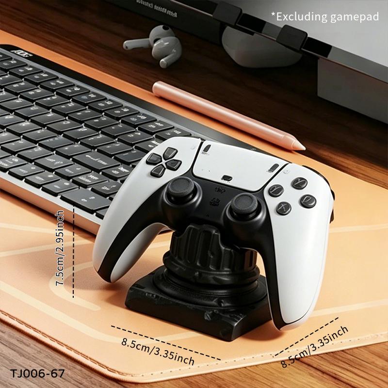 Modern Roman Column Resin Game Controller Stand Decorative Figurine for Gaming Room Desk Organizer and Home Decor Accent