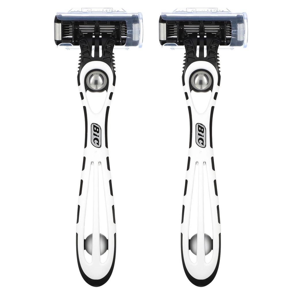 Bic Flex 5, Herren-Einwegrasierer, 2 Rasierer