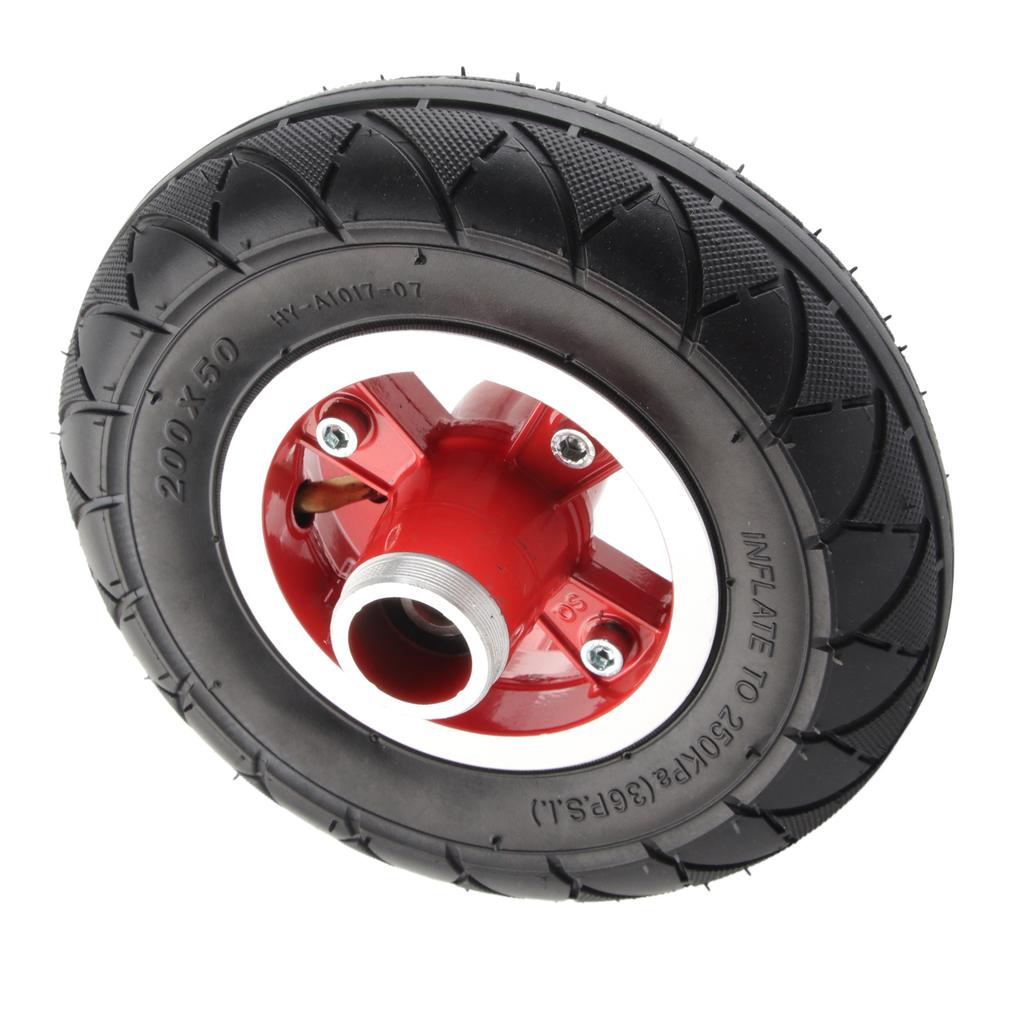 8 Inch 200X50 Electric Scooter Rear Hub Tyre Pneumatic Tire Inner Tube with Rear Hub
