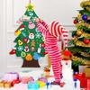 Kinder DIY Filz Weihnachtsbaum Frohe Weihnachten Dekorationen für Zuhause 2021 Weihnachtsschmuck Navidad 2022 Neujahr Geschenke Weihnachtsbaum