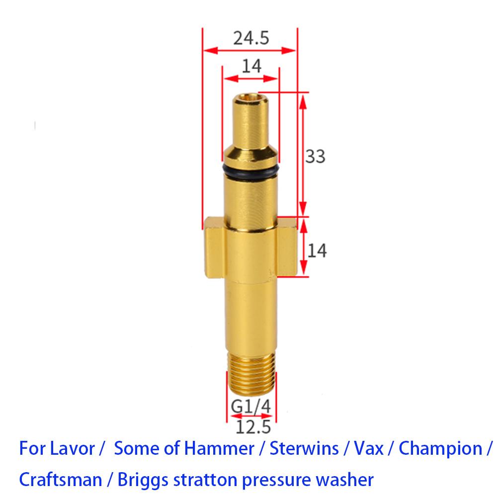Vysokotlaký čistič Pěnová tryska Hliníkový adaptér Pěnová tryska Konektor Nástavec pistole pro Karcher Bosche Interskol AR Lavor