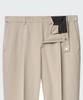 Musinsa Standard Wide Hidden Elastic Waist Slacks [Beige]