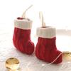 Christmas Decoration Knitted Socks Christmas Tableware Set Knife And Fork Set Socks Home Decoration Supplies