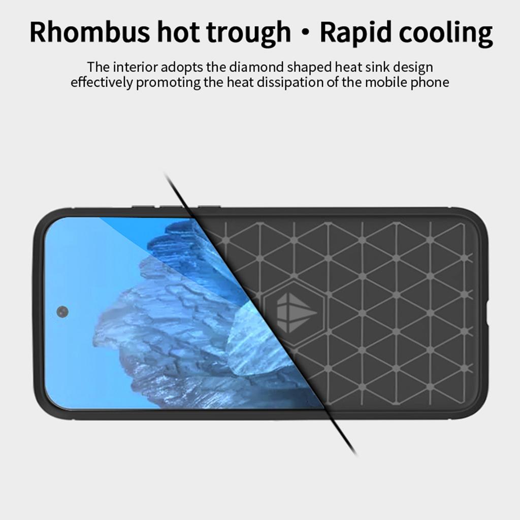 MOFI JK TPU Series-1 For Google Pixel 9 TPU Case Slim Phone Cover Carbon Fiber Texture