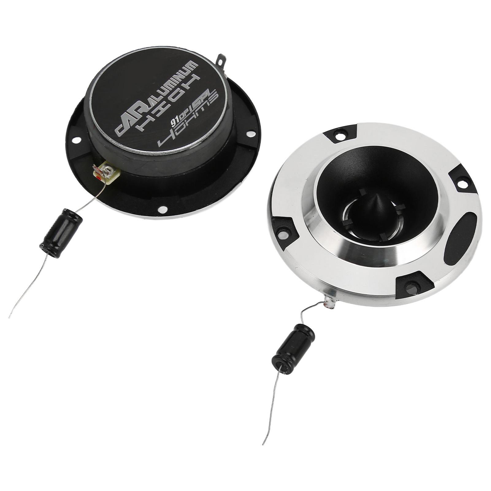 2 шт. Автомобильный твитер HIFI Качество звука Чувствительный Серебристый 150 Вт Купольный твитер для всех автомобильных аудиосистем