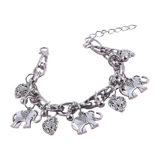 Retro Anklet Bohemian Beach Style серебряный