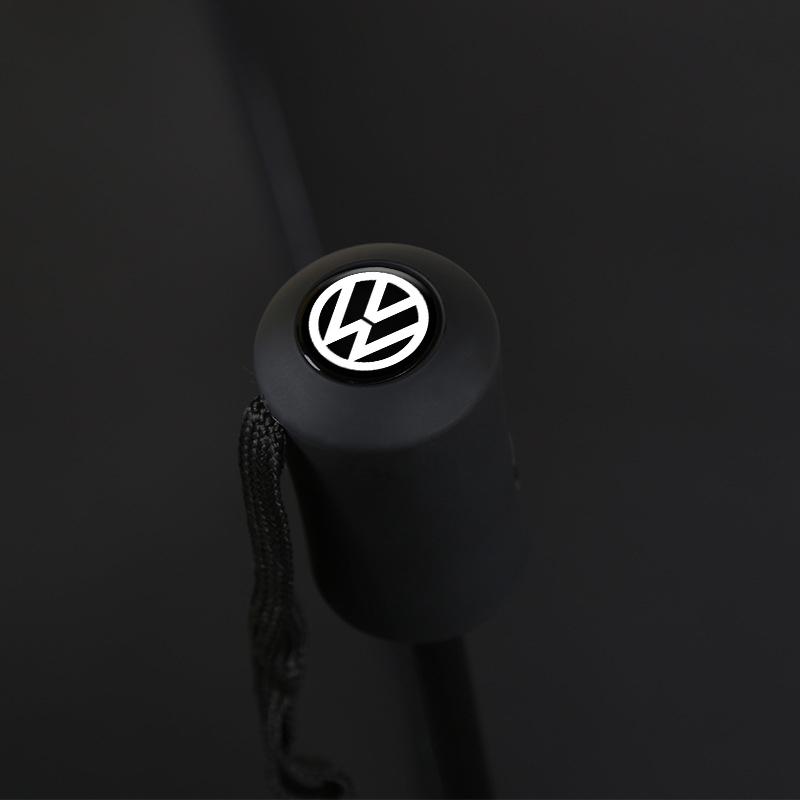 For VOLKSWAGEN VW Car Portable Folding Automatic Umbrella Rain 3 Folding Umbrellas For Volkswagen GOLF Polo Tiguan VW CADDY PAS