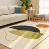 Living Room Carpet Coffee Table Mat Bedroom Floor Mat Girl's Dirt Resistant Foot Mat Can Be Cut