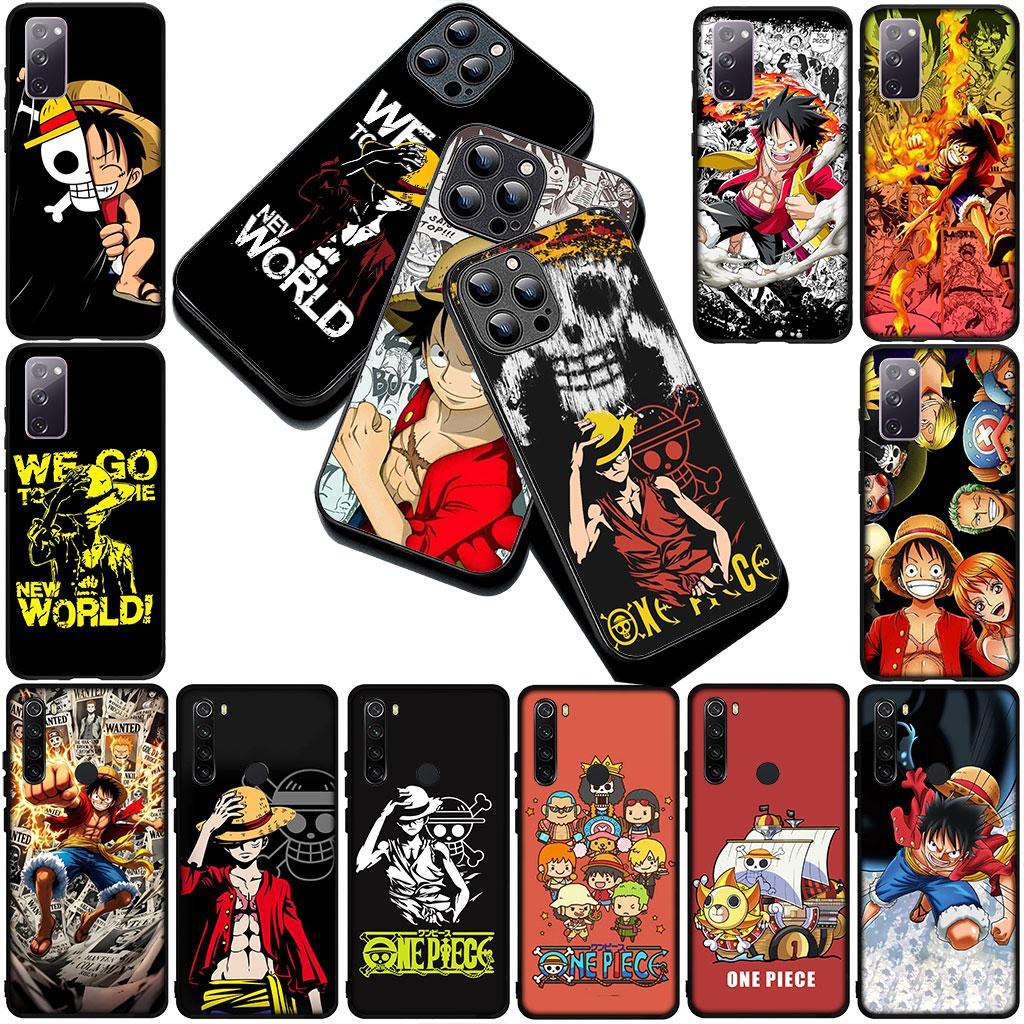 One Luffy Pieces Silicone Phone Cover for Apple iPhone 17 Air 12 13 Pro Max Mini ProMax 7 + 8 Plus Soft Case