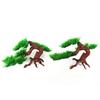 Artificial Pine Realistic Dismountable Plastic Miniature Simulation Bonsai for Fish Tank