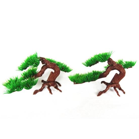 Artificial Pine Realistic Dismountable Plastic Miniature Simulation Bonsai for Fish Tank