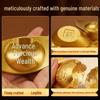 Solid Brass Sand Gold Yuanbao Ornament for Home or Shop Decor