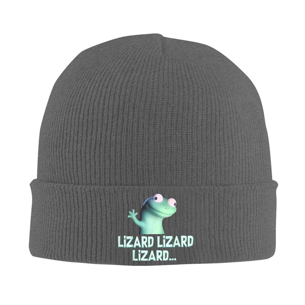Lizard Lizard Lizard Funny Meme Elio Movie 2025 Knit Hat Beanies Autumn Winter Hat Warm Unisex  New  Caps Unisex Women Gifts,