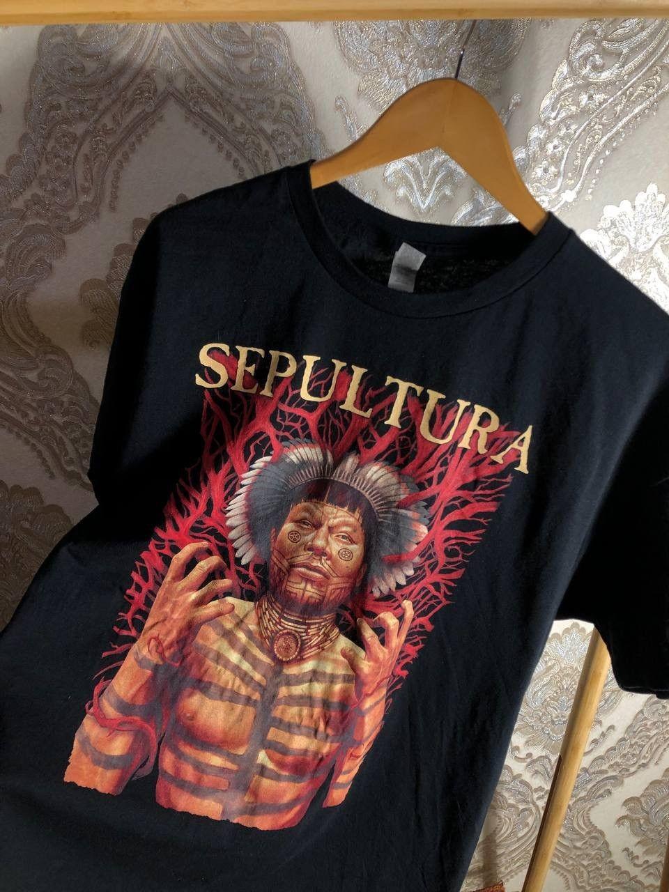 SEPULTURA metal band unisex classic short sleeve tee QT3508 S