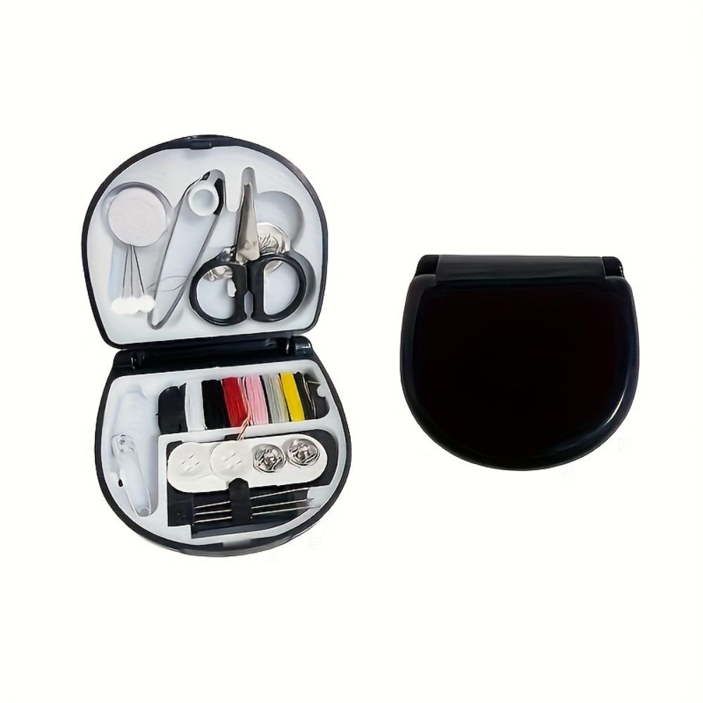 1pc Portable Travel Sewing Bag, Including Mini Scissors and Thread - Durable Set for Quick Repair of Sewing Tool Kit