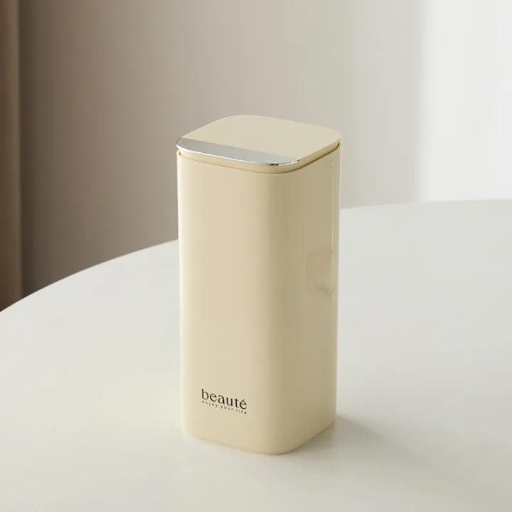 Automatic Lifting Makeup Brushes Holder Dustproof Makeup Brush Holder Desktop Makeup Tools Lipstick Eyebrow Pen Holder Container