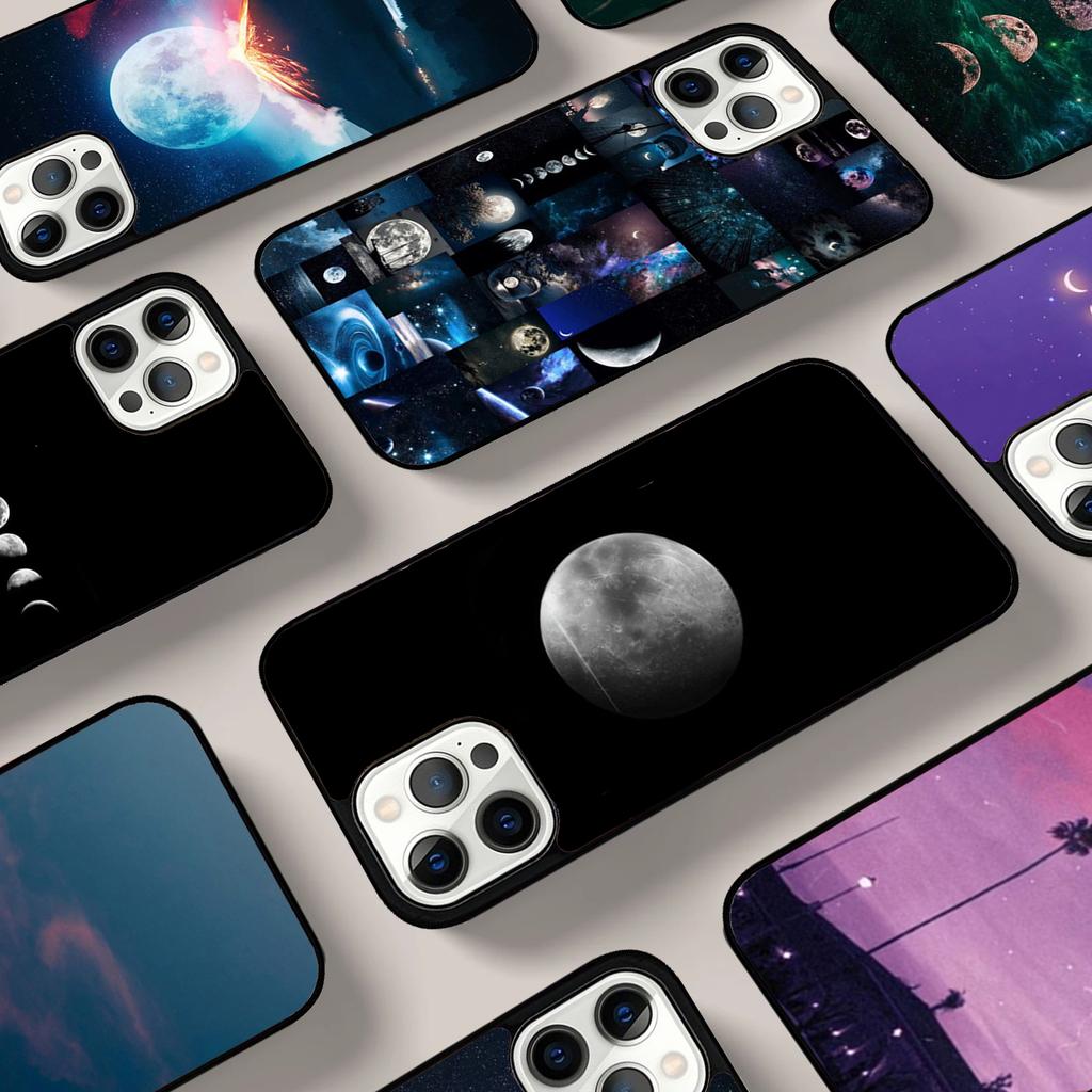 Space Sky Moon Phone Case For iPhone 17 Air 16 15 14 13 12 11 Pro Max Max Plus Bumper Case Cover