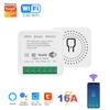 Tuya WiFi Smart Switch 2 Way Control Breaker Relay Module 220V 110V 16A Smart Life APP Voice Control Work with Alexa Google Home