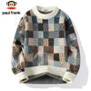 paul frank Men's Plaid Color-Block Knit Sweater