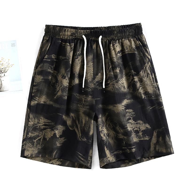 Men's Shorts Plus Size Elastic Waist Summer Casual Shorts