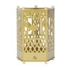 Metal Assembled Pen Holder Gold Hollow Pattern Flamingo Surfaces Plating DIY Pen Holder for Home
