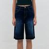 Women's Retro Loose High Waist Casual Fashion Denim Midi Pants