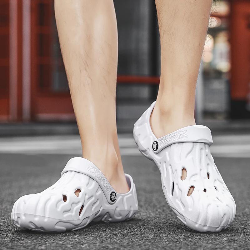 Big Size 48/49 Men Slippers oversize Sandals Summer Men Male Casual Shoes Fashion New Luxury Sandals 46 47 Comfort Home Slippers