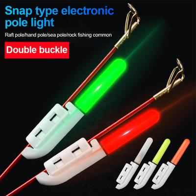 Fishing Electronic Rod Stick Flash Light CR425 CR322 Battery LED Removable USB Charge Waterproof Night Tackle Luminous