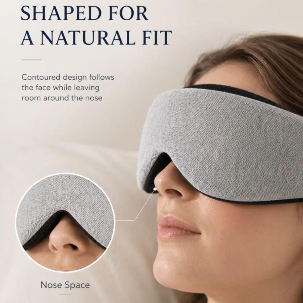 Zero Eye Pressure Sleep Mask Blackout Blocking Eye Patch Perfect For Sleep Blindfold  Meditation