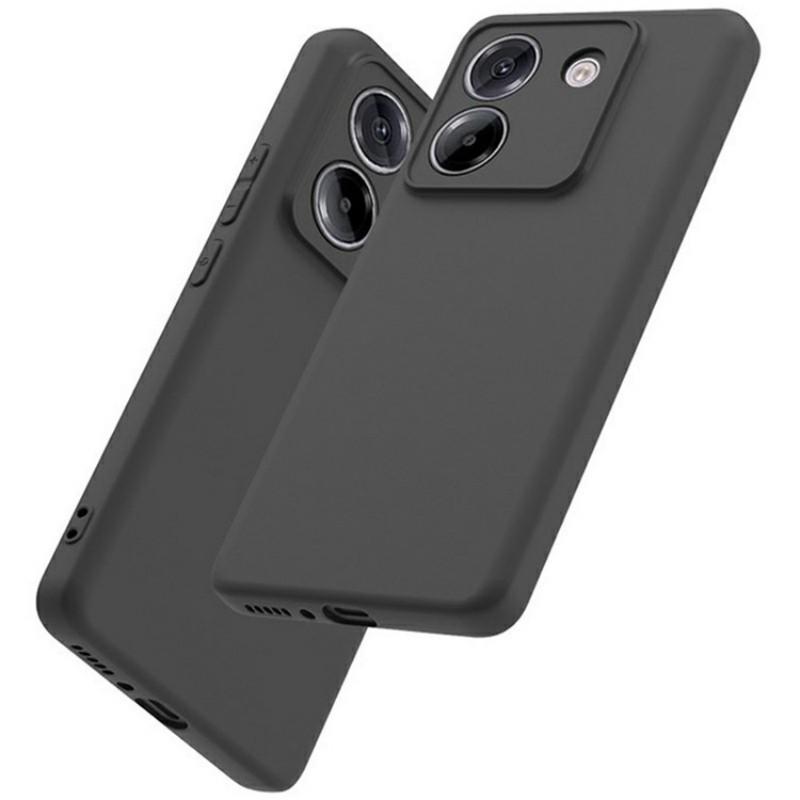 Etui TPU dla Xiaomi Poco M7 Pro 5G WANLONFENG Seria MS Matowy Pokrowiec na Tył ze Szkłem Hartowanym