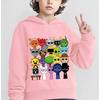 Nieuwe Sprunki cartoon hoodie met sportieve en comfortabele casual lange mouwen, geschikt voor herfstkleding