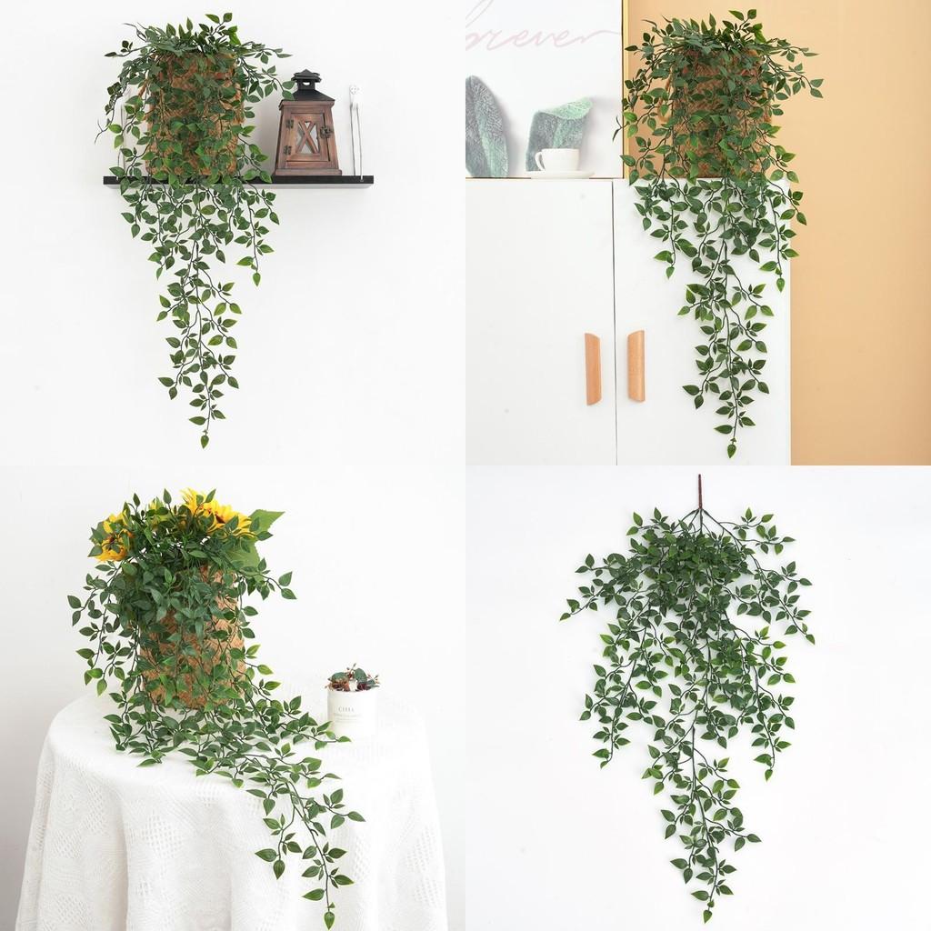 Epipremnum Faux Aureum Plant Wall Hanging Durable Material Interior Decor