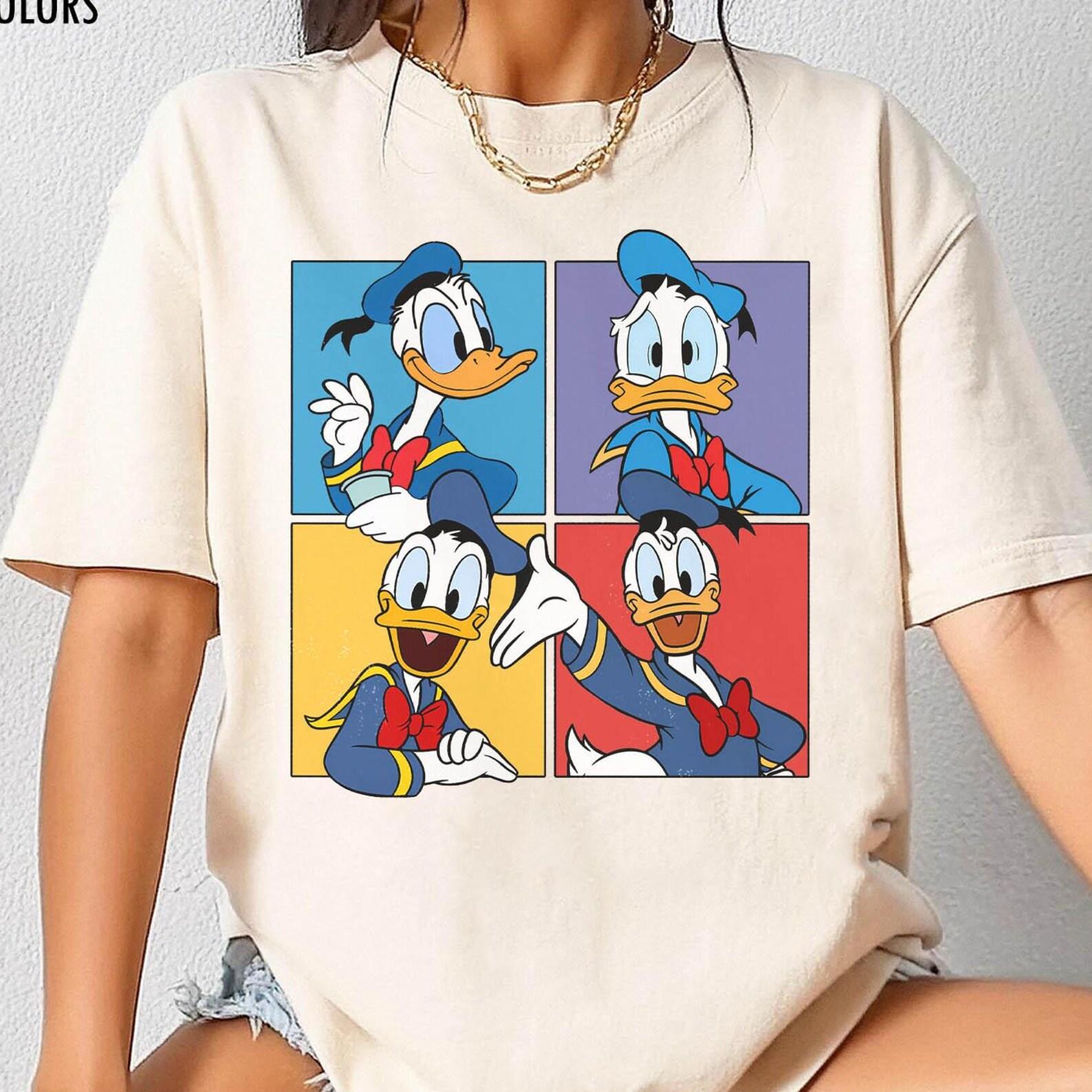 Donald Duck Comfort Colors Shirt Disneyworld Matching Tee S
