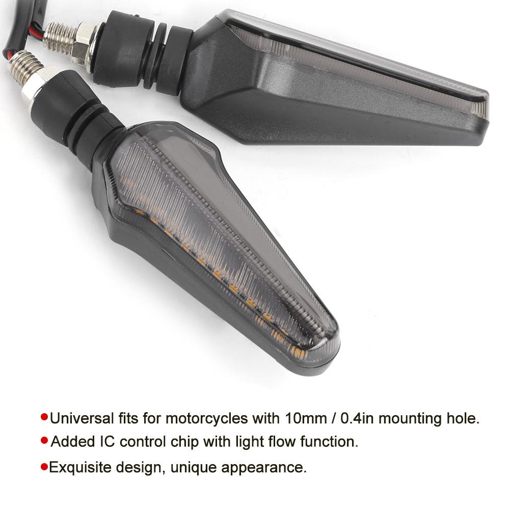 Pair of 24LED Universal Motorcycle Turn Signal Indicator Modification Accessory