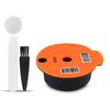 60/180ml Portable Coffee Capsule Cup for Bosch-S Tassimoo Refillable Filter Baskets Pod Reusable Coffee Maker Cafe Kitchen Tool