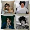 Popular Actor Finn Wolfhard Cushion Cover Soft  EasyWash Pillow Case  Versatile for Couch Bed Travel and Office