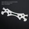 Curved Level Ruler Special Wrench for Shower Bathroom Distance Measuring Ruler for Shower Faucet Bathroom Maintenance