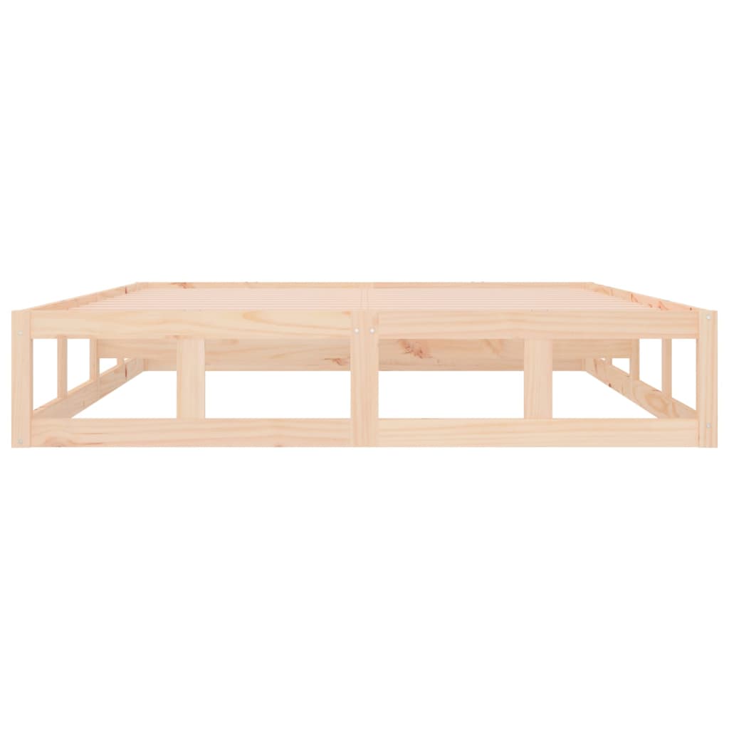 Solid Wood Bed 140 x 200 cm