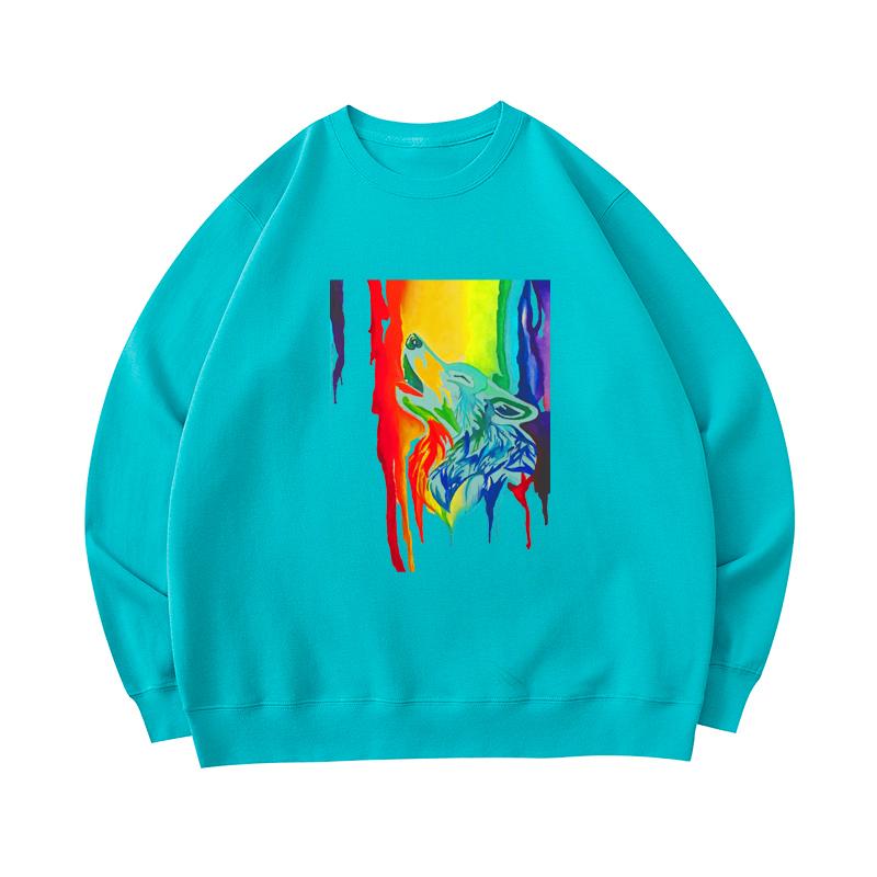 Cotton Sweat Jacket with Print