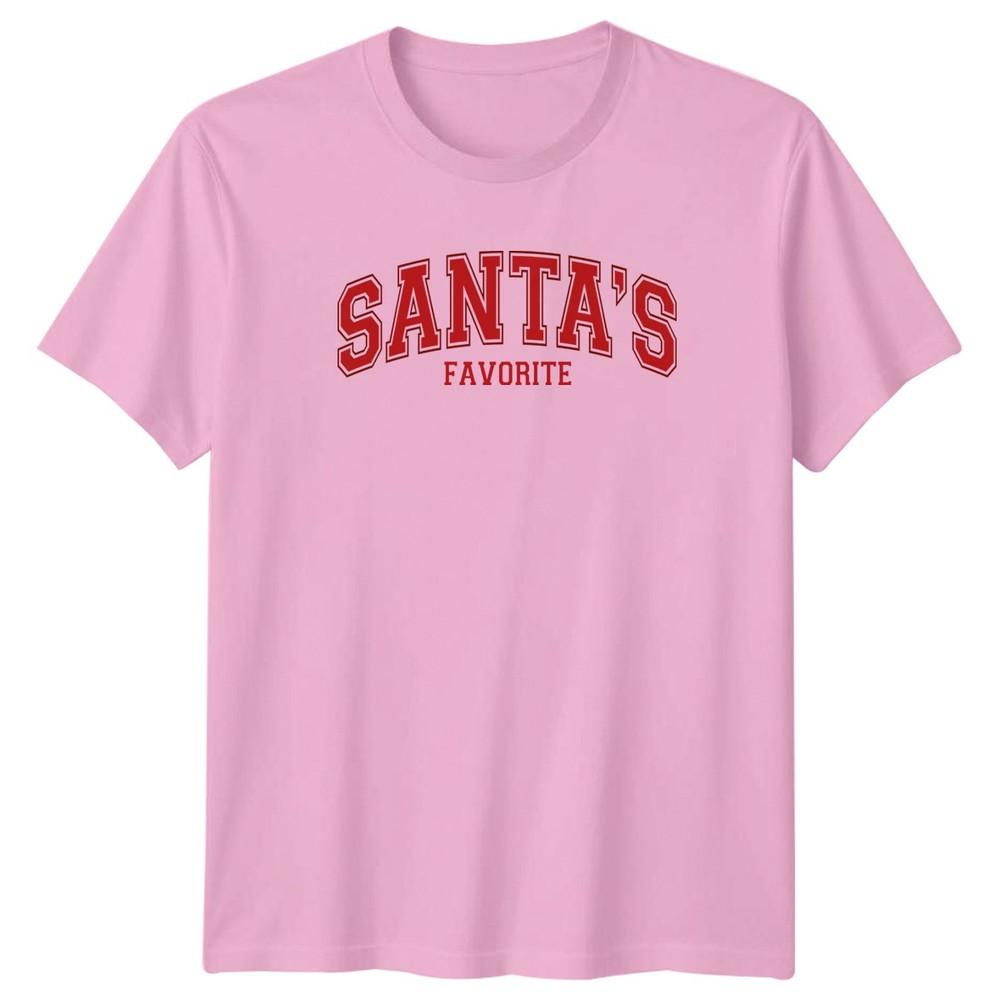 Santas Favorite Christmas Holidays Unisexs TShirt Unisexs Tee Graphic Top