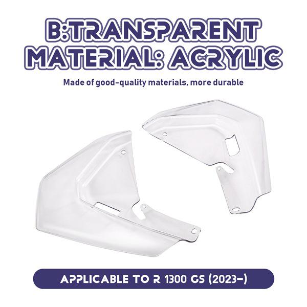 Side Wind Deflector/Spoiler for 23-25 Lb BMW R1300GS Motorcycles