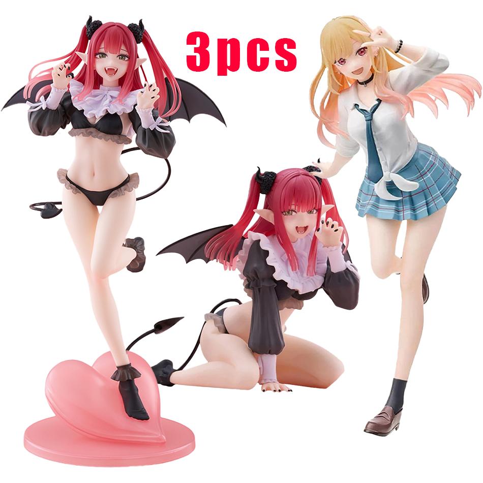 Anime Kitagawa Marin Figure Devil Action Figure Kneeling Pose Kitagawa Adult Model Desktop Ornaments Collection Toy Gifts