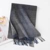 Women's Premium 100% Wool Color-block Scarf Shawl