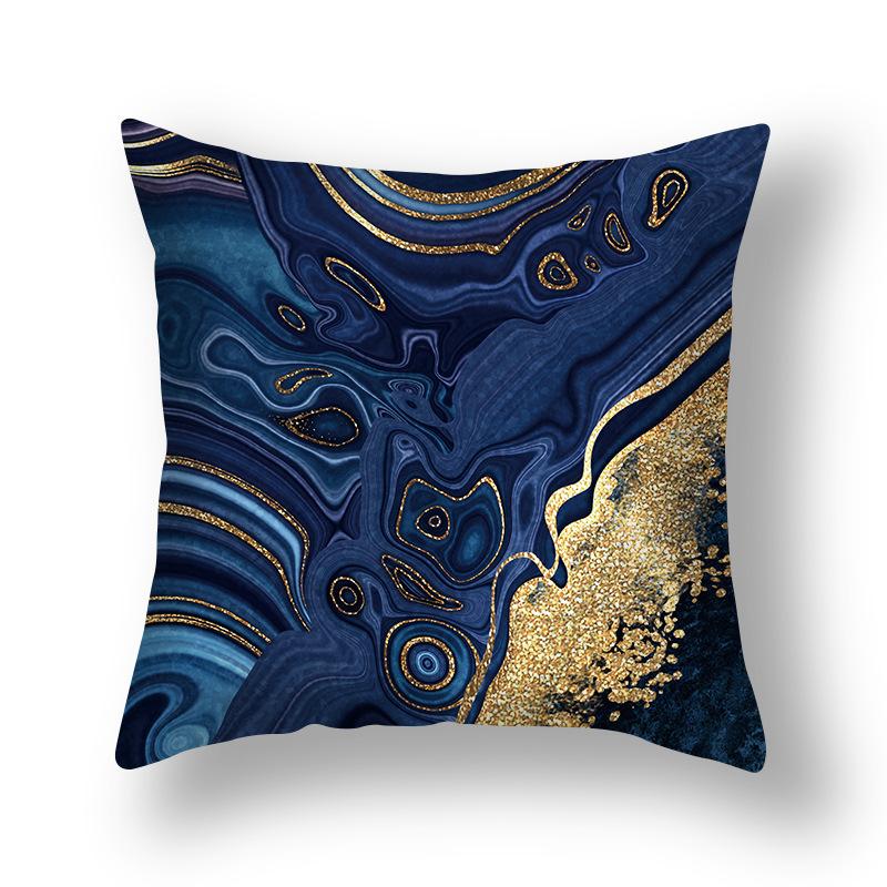 Geometric Nordic Gilt Simple Style Home Printed Pillow Cover Cushion Cover