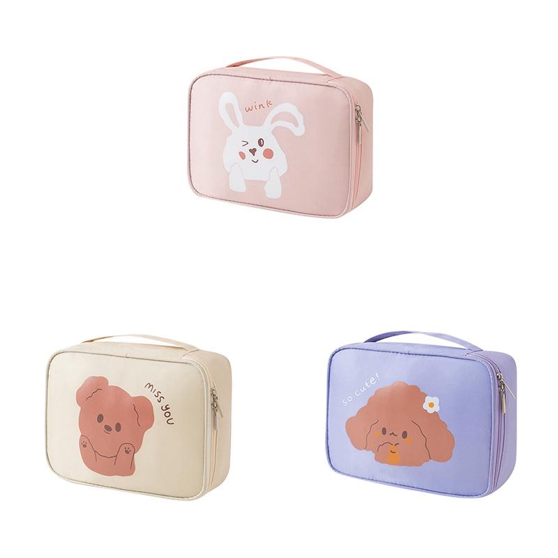Elegante Mädchen Make-up Tasche mit hoher Kapazität für Toilettenartikel und Reiseutensilien