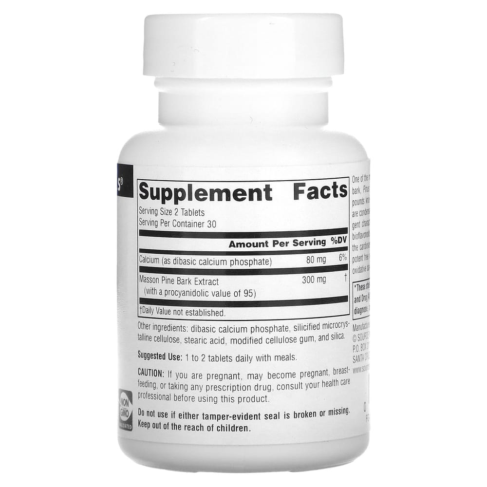 Source Naturals Extrakt z borové kůry 150 mg 60 tablet