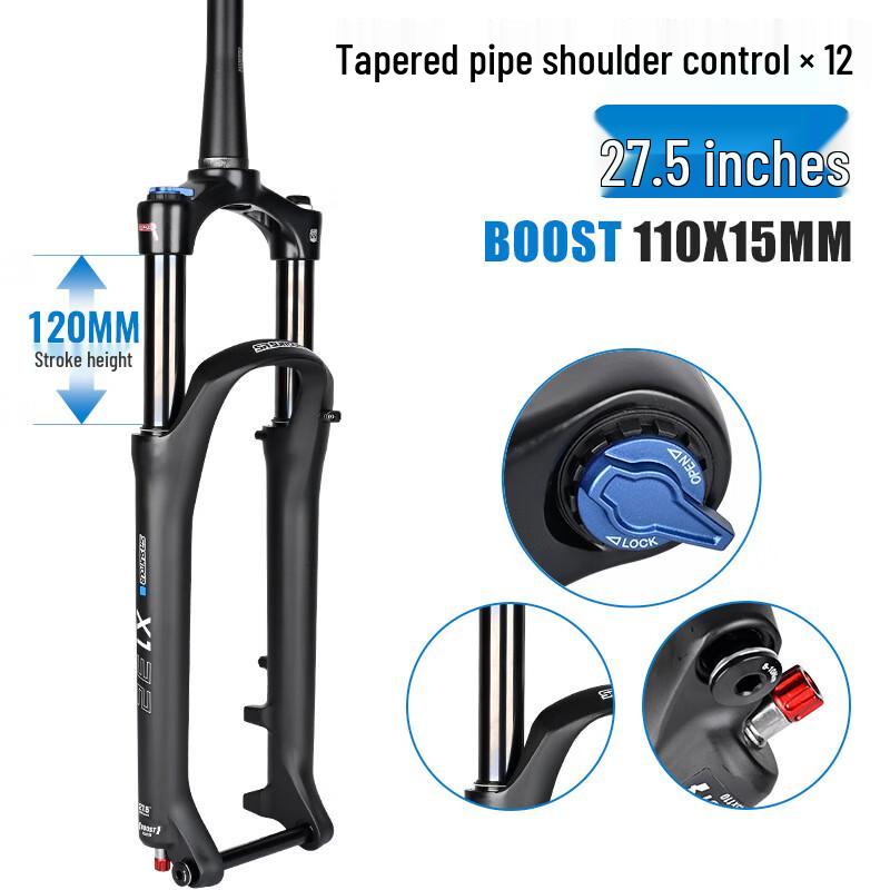 Амортизационная вилка для горного велосипеда GEETHA X1 27.5 1