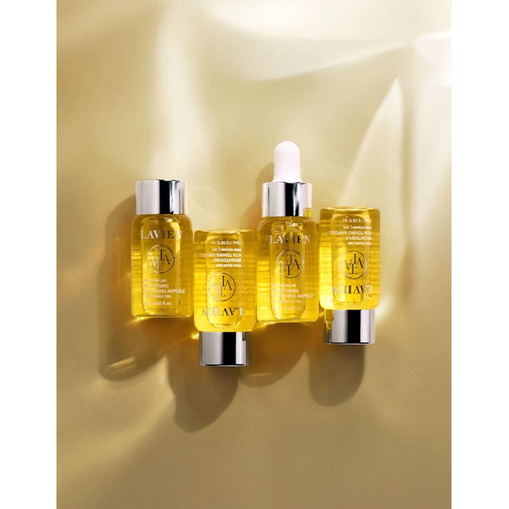Lavien Vita C Glow Brightening Vita Toning Ampoule 15ml X 4
