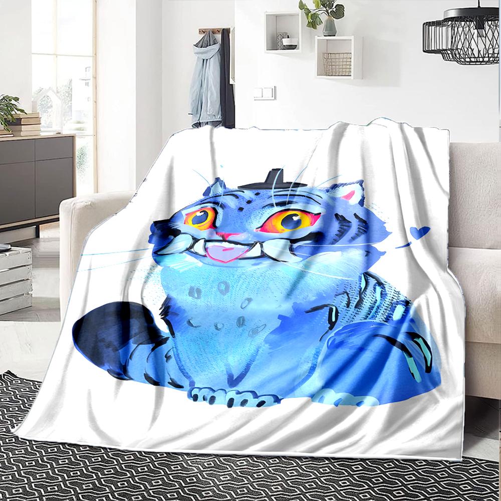 1pc KPop Demon Hunters25 Blanket, Gift, for Men and Women, Soft Blanket, Good for Sofa Bed Couch Travel, Lightweight Flannel Blanket